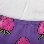 Purple Strawberry Pattern Print Sofa Cover