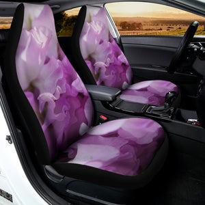 Purple Sweet Pea Print Universal Fit Car Seat Covers