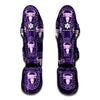 Purple Taurus Zodiac Pattern Print Muay Thai Shin Guard