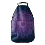 Purple Trippy Mandala Print Car Seat Organizers