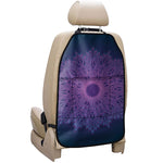 Purple Trippy Mandala Print Car Seat Organizers