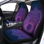 Purple Trippy Mandala Print Universal Fit Car Seat Covers