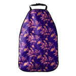 Purple Tropical Hawaiian Pattern Print Car Seat Organizers