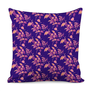 Purple Tropical Hawaiian Pattern Print Pillow Cover