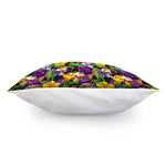 Purple Tropical Skull Pattern Print Pillow Cover