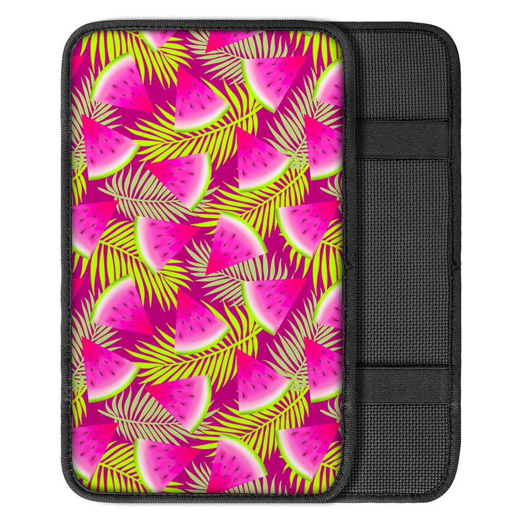 Purple Tropical Watermelon Pattern Print Car Center Console Cover