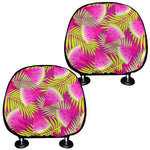 Purple Tropical Watermelon Pattern Print Car Headrest Covers