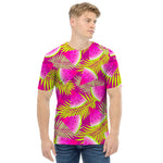 Purple Tropical Watermelon Pattern Print Men's T-Shirt