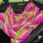 Purple Tropical Watermelon Pattern Print Pet Car Back Seat Cover