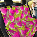 Purple Tropical Watermelon Pattern Print Pet Car Back Seat Cover