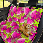 Purple Tropical Watermelon Pattern Print Pet Car Back Seat Cover