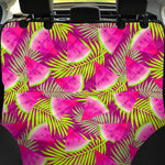Purple Tropical Watermelon Pattern Print Pet Car Back Seat Cover