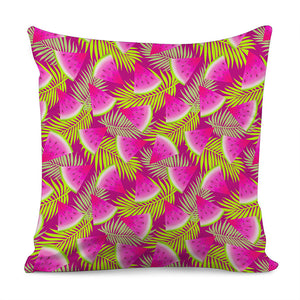 Purple Tropical Watermelon Pattern Print Pillow Cover