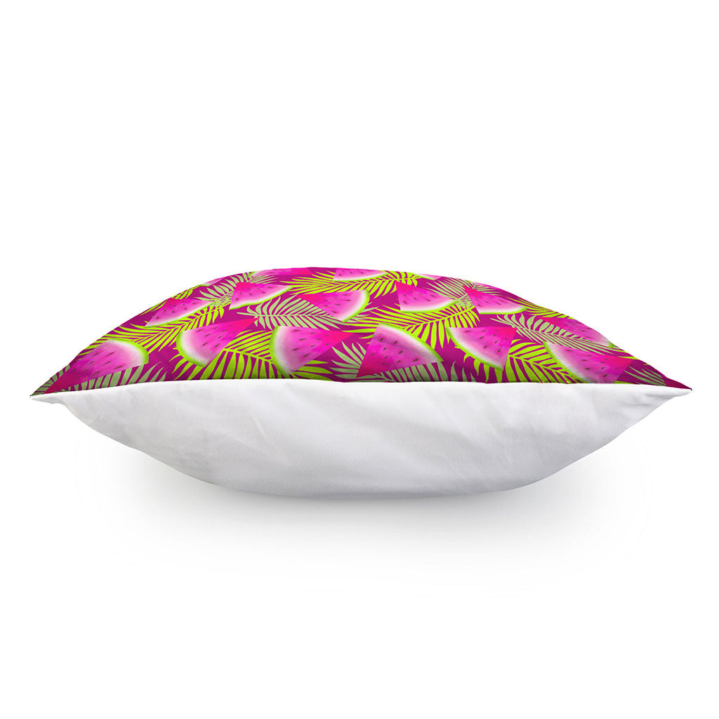 Purple Tropical Watermelon Pattern Print Pillow Cover