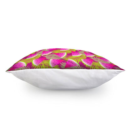 Purple Tropical Watermelon Pattern Print Pillow Cover
