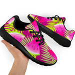 Purple Tropical Watermelon Pattern Print Sport Shoes GearFrost