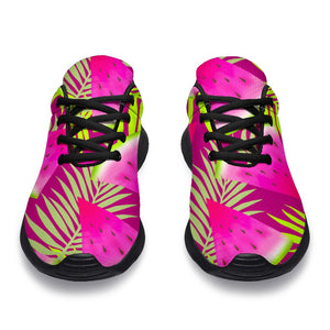 Purple Tropical Watermelon Pattern Print Sport Shoes GearFrost