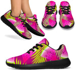 Purple Tropical Watermelon Pattern Print Sport Shoes GearFrost