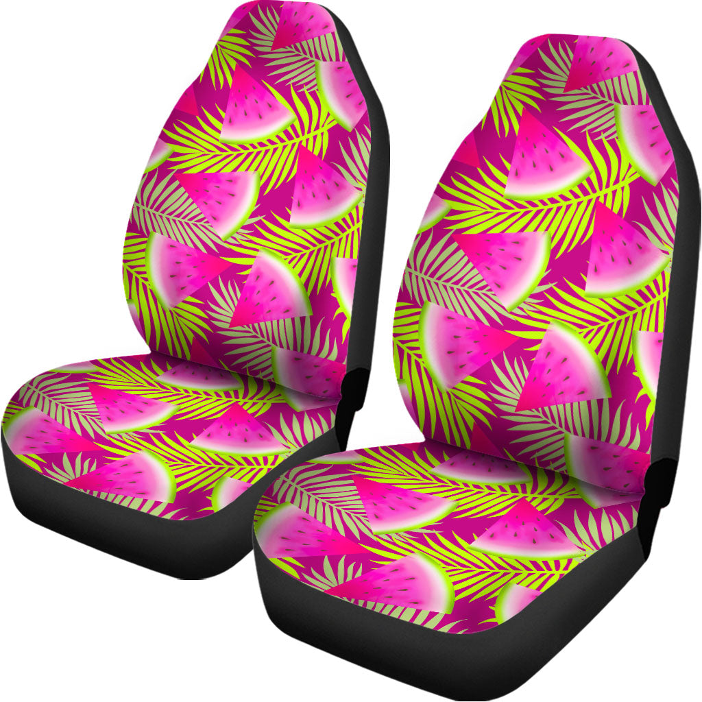 Purple Tropical Watermelon Pattern Print Universal Fit Car Seat Covers