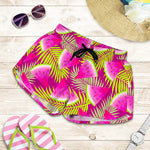 Purple Tropical Watermelon Pattern Print Women's Shorts