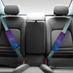 Purple Turquoise Galaxy Space Print Car Seat Belt Covers