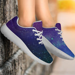 Purple Turquoise Galaxy Space Print Sport Shoes GearFrost