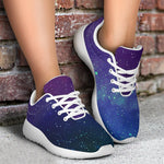 Purple Turquoise Galaxy Space Print Sport Shoes GearFrost