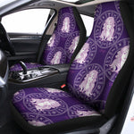 Purple Virgo Zodiac Pattern Print Universal Fit Car Seat Covers