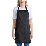 Purple Zodiac Stars Pattern Print Apron