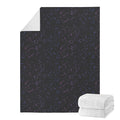 Purple Zodiac Stars Pattern Print Blanket