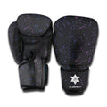 Purple Zodiac Stars Pattern Print Boxing Gloves
