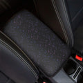 Purple Zodiac Stars Pattern Print Car Center Console Cover