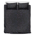 Purple Zodiac Stars Pattern Print Duvet Cover Bedding Set