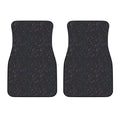 Purple Zodiac Stars Pattern Print Front Car Floor Mats