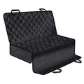 Purple Zodiac Stars Pattern Print Pet Car Back Seat Cover