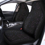 Purple Zodiac Stars Pattern Print Universal Fit Car Seat Covers