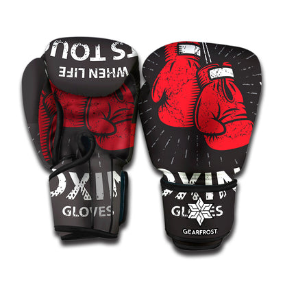Put On Your Boxing Gloves Print Boxing Gloves