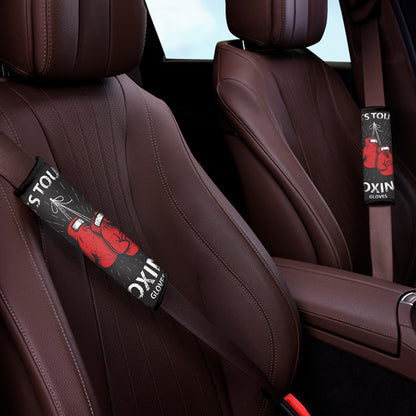 Put On Your Boxing Gloves Print Car Seat Belt Covers