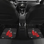 Put On Your Boxing Gloves Print Front and Back Car Floor Mats