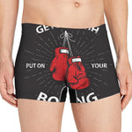 Put On Your Boxing Gloves Print Men's Boxer Briefs