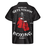 Put On Your Boxing Gloves Print Men's Short Sleeve Shirt