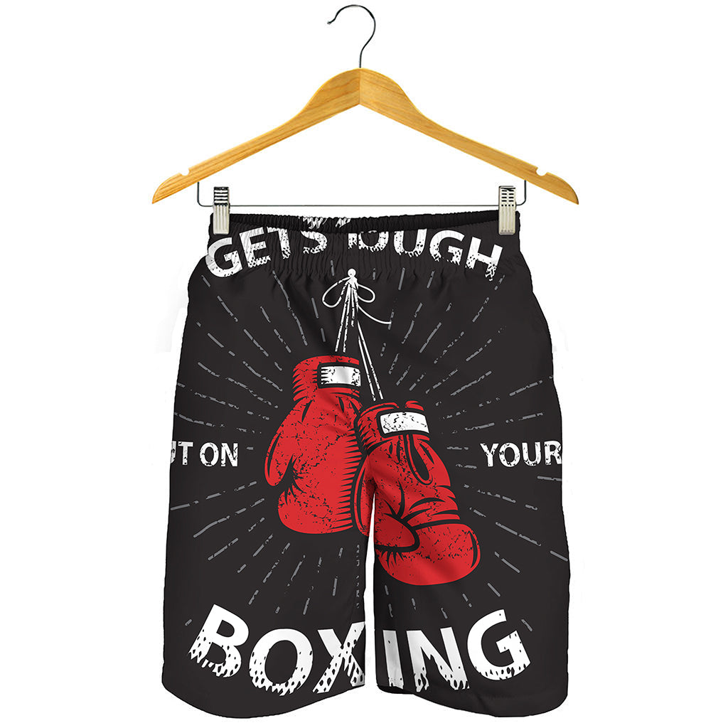 Put On Your Boxing Gloves Print Men's Shorts