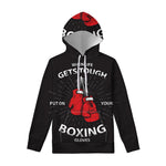 Put On Your Boxing Gloves Print Pullover Hoodie
