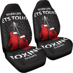 Put On Your Boxing Gloves Print Universal Fit Car Seat Covers