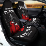 Put On Your Boxing Gloves Print Universal Fit Car Seat Covers