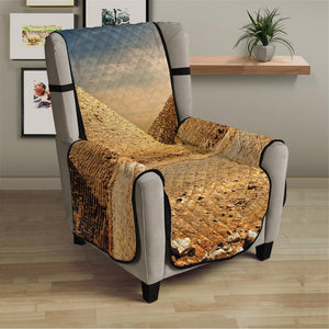 Pyramid Sunset Print Armchair Protector