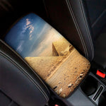 Pyramid Sunset Print Car Center Console Cover