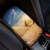 Pyramid Sunset Print Car Center Console Cover