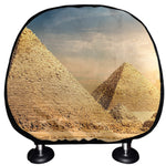 Pyramid Sunset Print Car Headrest Covers