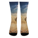 Pyramid Sunset Print Crew Socks